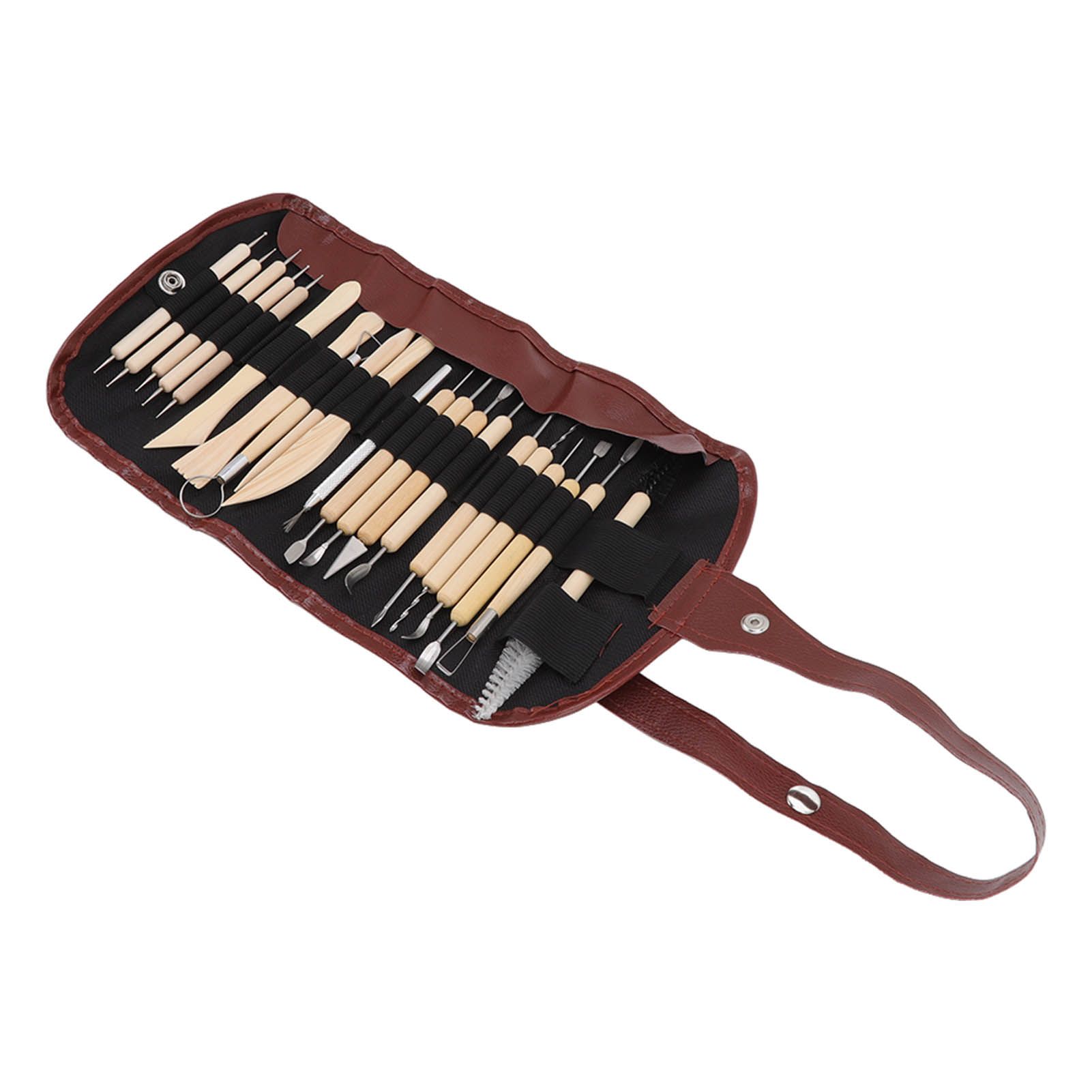 21pcs Polymer Clay Tools Polymer Clay Sculpting Tools with Storage Bag for Beginners Professionals 2 21pcs Polymer Clay Tools Polymer Clay Sculpting Tools with Storage Bag for Beginners Professionals - Image 2