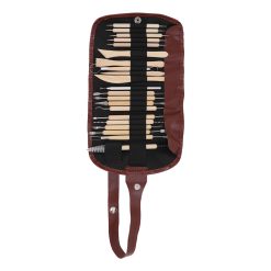 21pcs Polymer Clay Tools Polymer Clay Sculpting Tools with Storage Bag for Beginners Professionals 18 V1294 YM0523 3118220076811 03