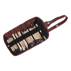 21pcs Polymer Clay Tools Polymer Clay Sculpting Tools with Storage Bag for Beginners Professionals 19 V1294 YM0523 3118220076811 04