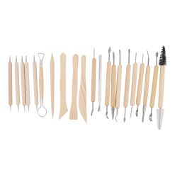 21pcs Polymer Clay Tools Polymer Clay Sculpting Tools with Storage Bag for Beginners Professionals 21 V1294 YM0523 3118220076811 06