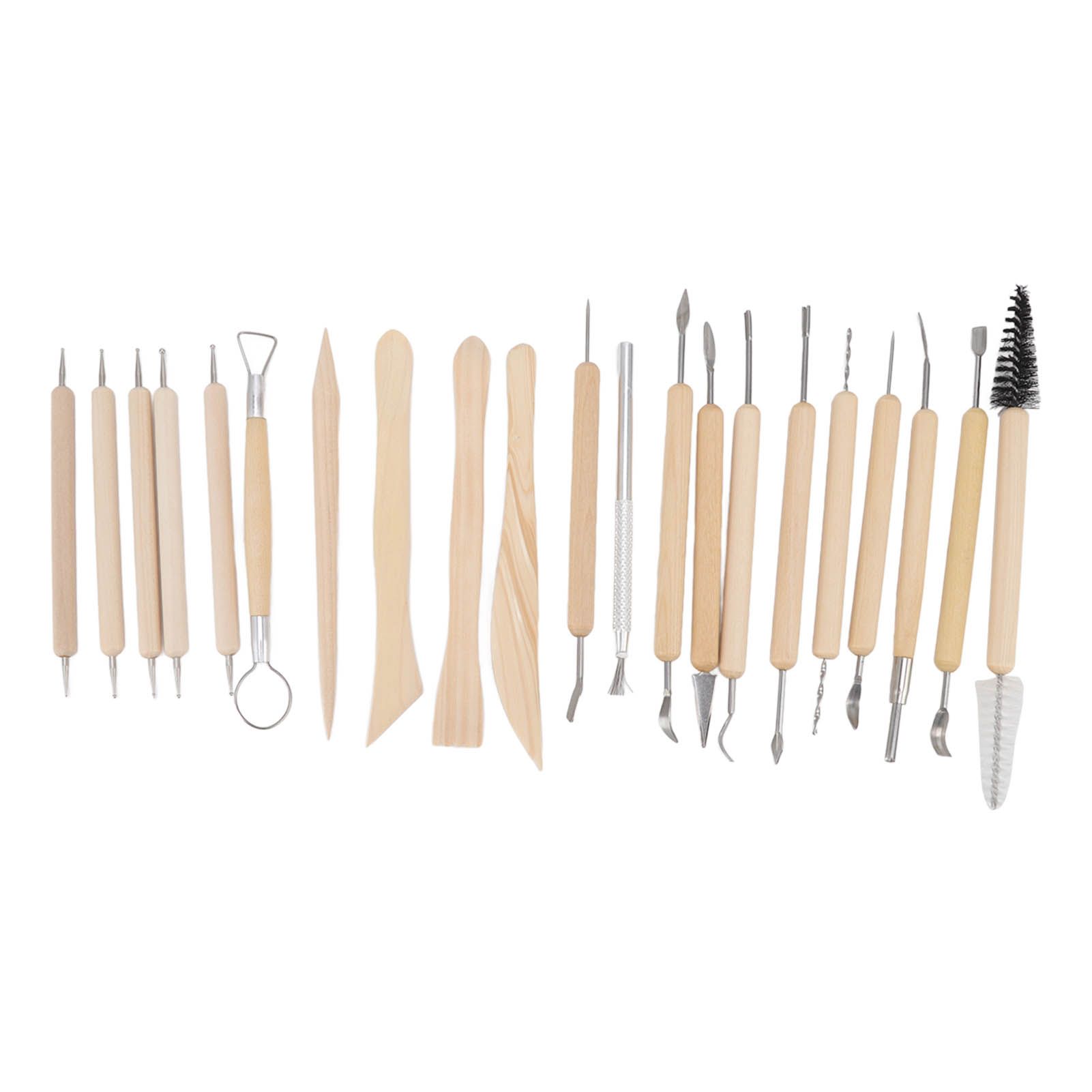 21pcs Polymer Clay Tools Polymer Clay Sculpting Tools with Storage Bag for Beginners Professionals 7 21pcs Polymer Clay Tools Polymer Clay Sculpting Tools with Storage Bag for Beginners Professionals - Image 7