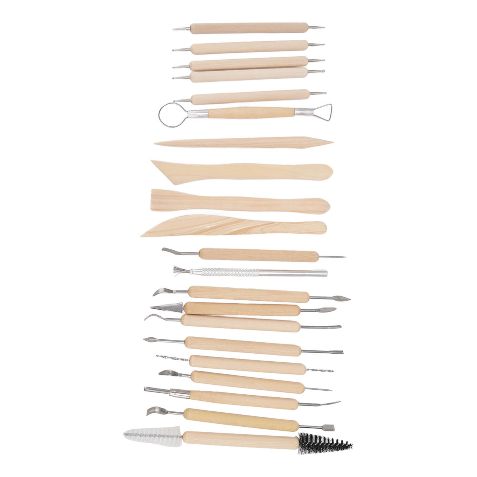 21pcs Polymer Clay Tools Polymer Clay Sculpting Tools with Storage Bag for Beginners Professionals 10 21pcs Polymer Clay Tools Polymer Clay Sculpting Tools with Storage Bag for Beginners Professionals - Image 10