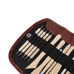 21pcs Polymer Clay Tools Polymer Clay Sculpting Tools with Storage Bag for Beginners Professionals 27 V1294 YM0523 3118220076811 12