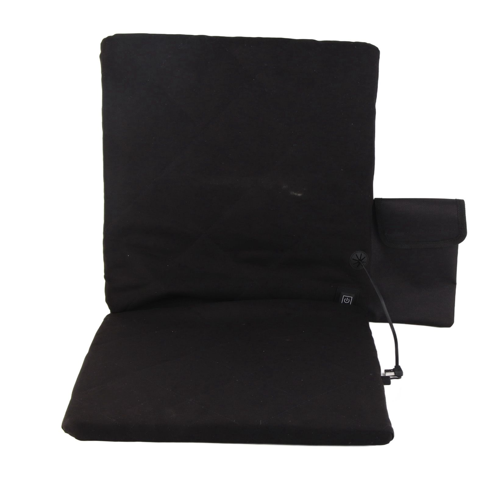 Electric Heating Seat Cushion Foldable Stadium Seats Heated Cover Pads with Backrest for Camping Fishing Hunting Black 1 Electric Heating Seat Cushion Foldable Stadium Seats Heated Cover Pads with Backrest for Camping Fishing Hunting Black