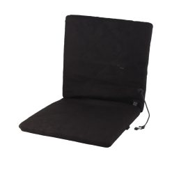 Electric Heating Seat Cushion Foldable Stadium Seats Heated Cover Pads with Backrest for Camping Fishing Hunting Black 18 V1294 YM3111220254311 0421 03