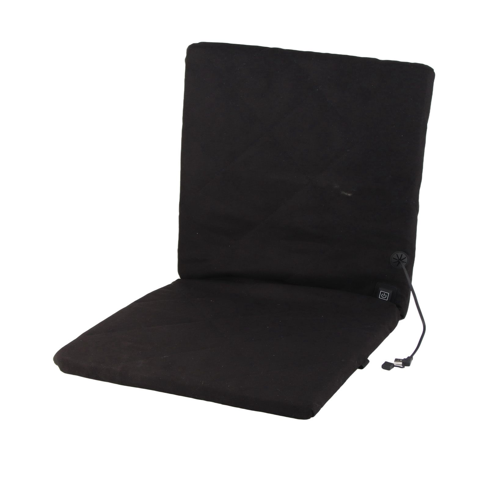Electric Heating Seat Cushion Foldable Stadium Seats Heated Cover Pads with Backrest for Camping Fishing Hunting Black 4 Electric Heating Seat Cushion Foldable Stadium Seats Heated Cover Pads with Backrest for Camping Fishing Hunting Black - Image 4