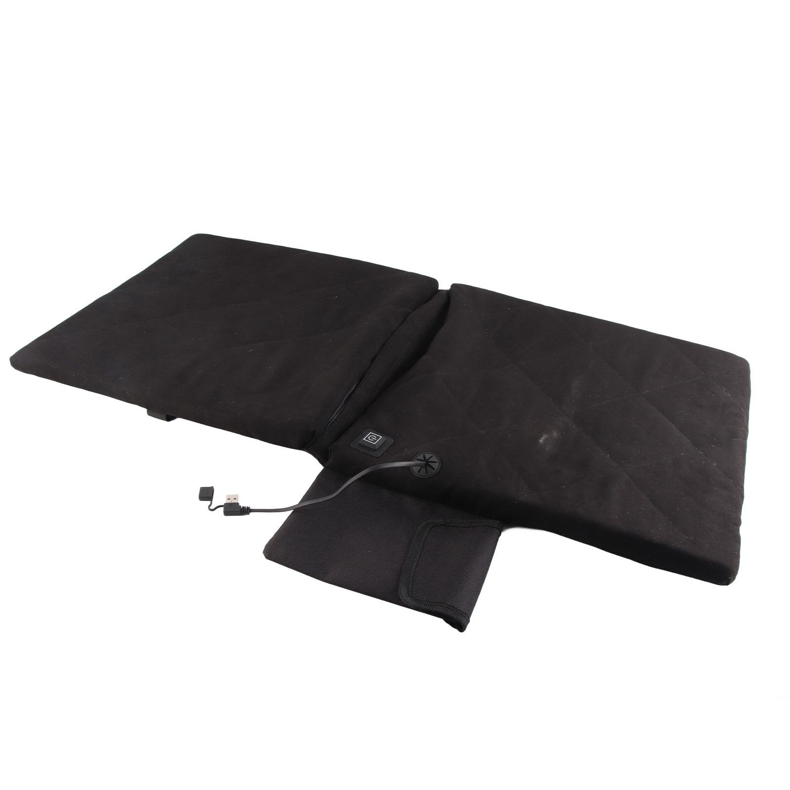 Electric Heating Seat Cushion Foldable Stadium Seats Heated Cover Pads with Backrest for Camping Fishing Hunting Black 5 Electric Heating Seat Cushion Foldable Stadium Seats Heated Cover Pads with Backrest for Camping Fishing Hunting Black - Image 5