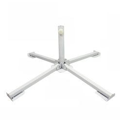Portable Foldable Beach Umbrella Stand Outdoor Patio Sunshade Umbrella Base Holder White