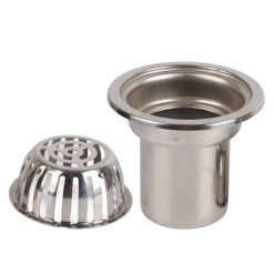 Alternative view of Roof floor drain stainless steel 5 inch round