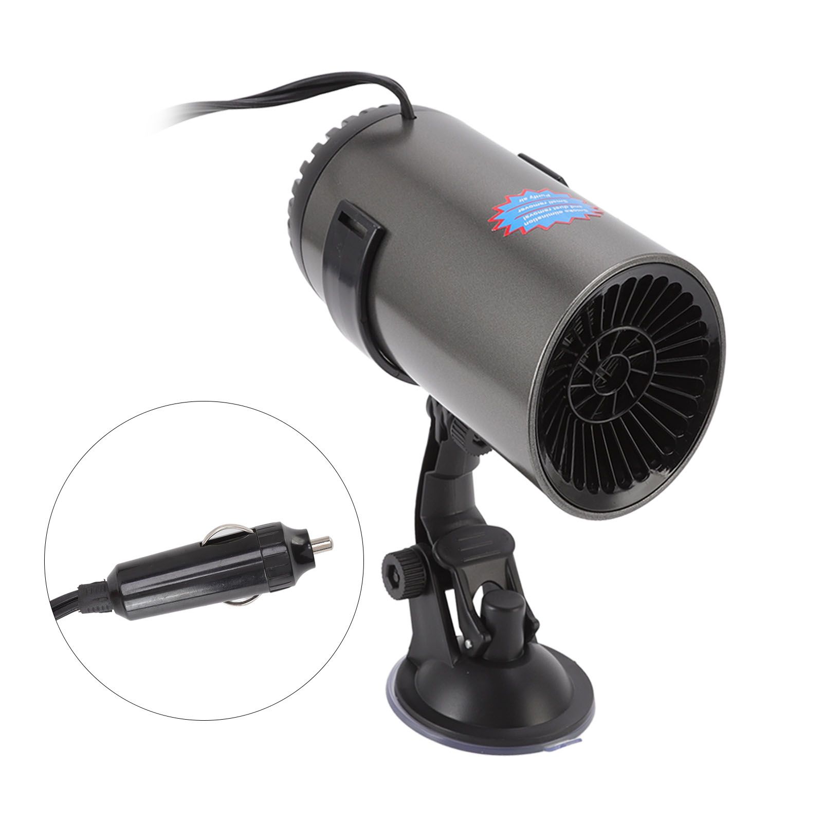 Car Heater Fast Heating Cool and Warm Portable Cigarette Lighter Car Demister Defroster with Rotatable Stand 24V 1 Car Heater Fast Heating Cool and Warm Portable Cigarette Lighter Car Demister Defroster with Rotatable Stand 24V