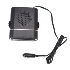 Alternative view of Car Heater 360 Degree Rotating Quick Heating Portable Cigarette Lighter Defogger Defroster for Truck 24V Black