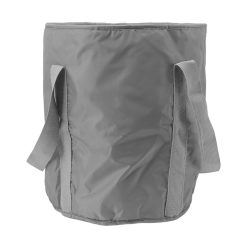 Foldable Foot Tub Polyester Double Layer Collapsible Camping Bucket with Storage Bag for Outdoor Grey 21 V1294 YM3117220219411 0421 06