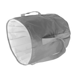 Foldable Foot Tub Polyester Double Layer Collapsible Camping Bucket with Storage Bag for Outdoor Grey 22 V1294 YM3117220219411 0421 07