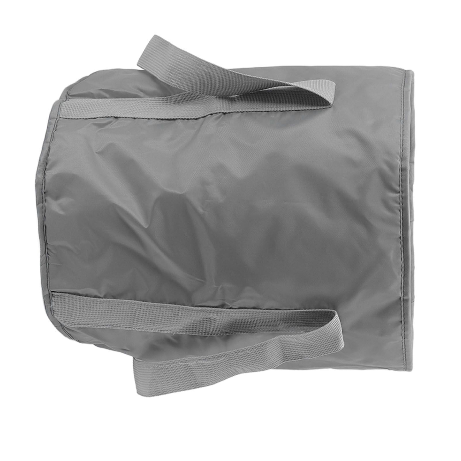 Foldable Foot Tub Polyester Double Layer Collapsible Camping Bucket with Storage Bag for Outdoor Grey 9 Foldable Foot Tub Polyester Double Layer Collapsible Camping Bucket with Storage Bag for Outdoor Grey - Image 9