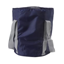 Foldable Foot Tub Polyester Double Layer Collapsible Camping Bucket with Storage Bag for Outdoor Navy Blue 20 V1294 YM3117220219414 0421 05