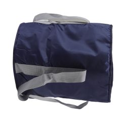 Foldable Foot Tub Polyester Double Layer Collapsible Camping Bucket with Storage Bag for Outdoor Navy Blue 23 V1294 YM3117220219414 0421 08
