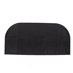 Fire Pit Mat Insulated Fireproof Heat Resistant Foldable Under Grill Mat for Fireplace Outdoor Camping Black 50x100cm/19.7x39.4in