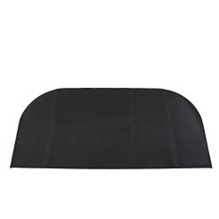 Alternative view of Fire Pit Mat Insulated Fireproof Heat Resistant Foldable Under Grill Mat for Fireplace Outdoor Camping Black 50x100cm/19.7x39.4in