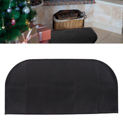 Fire Pit Mat Insulated Fireproof Heat Resistant Foldable Under Grill Mat for Fireplace Outdoor Camping Black 50x100cm/19.7x39.4in 26 V1294 YM3117220240412 0421 11