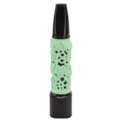 Alternative view of Cigarette Holder Large Capacity Temperature Change Color Rechargeable Ashless Cigarette Holder with Cigarette Lighter Green