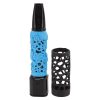 Cigarette holder with rechargeable lighter, blue