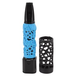 Cigarette Holder Large Capacity Temperature Change Color Rechargeable Ashless Cigarette Holder with Cigarette Lighter Blue