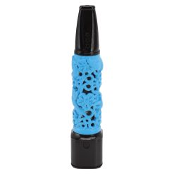 Alternative view of Cigarette Holder Large Capacity Temperature Change Color Rechargeable Ashless Cigarette Holder with Cigarette Lighter Blue