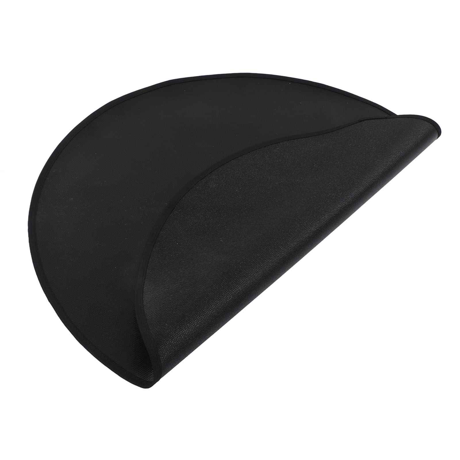 Grill Mat Fireproof High Temperature Resistance Washable Reusable Round BBQ Mat Black 24in / 60cm Dia 2 Grill Mat Fireproof High Temperature Resistance Washable Reusable Round BBQ Mat Black 24in / 60cm Dia - Image 2