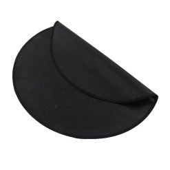 Grill Mat Fireproof High Temperature Resistance Washable Reusable Round BBQ Mat Black 24in / 60cm Dia 20 V1294 YM3117220240711 0421 05