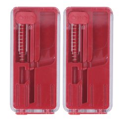 2PCS Cigarette Explosion Beads Pushers Peppermint Cigarette Bursting Beads Pusher Box DIY Smoking Tools Red