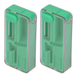 Alternative view of 2PCS Cigarette Explosion Beads Pushers Peppermint Cigarette Bursting Beads Pusher Box DIY Smoking Tools Green