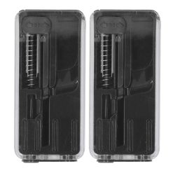 2PCS Cigarette Explosion Beads Pushers Peppermint Cigarette Bursting Beads Pusher Box DIY Smoking Tools Black