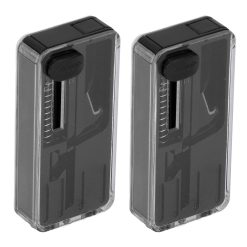 Alternative view of 2PCS Cigarette Explosion Beads Pushers Peppermint Cigarette Bursting Beads Pusher Box DIY Smoking Tools Black