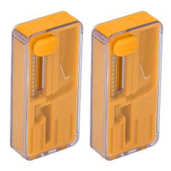 Alternative view of 2PCS Cigarette Explosion Beads Pushers Peppermint Cigarette Bursting Beads Pusher Box DIY Smoking Tools Orange
