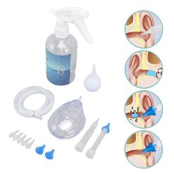 Ear Cleaning Kits 500ml Ear Washer Spray Bottle System with Professional Ear Muff Ear Wax Removal Tool for Home 26 V1294 YM3117220246211 0421 11