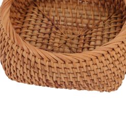 Rattan Storage Basket Hand Woven Simple Exquisite Rattan Organizer Storage Basket for Tea Sets Tableware S 29 V1294 YM3117220246411 0421 14