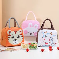 Alternative view of Lunch bag with cartoon animal pattern waterproof thermal insulation