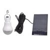 Portable Solar LED Light Bulb with 3.5m Cable