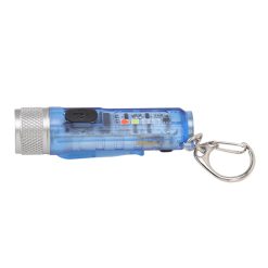 Alternative view of Keychain Flashlight Long Range Super Bright LED Flashlight USB Rechargeable Mini Flashlight for Outdoor M300 Non Fluorescent Blue