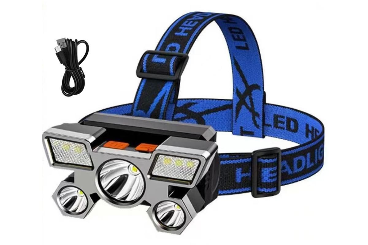 Headlamp Flashlight USB Rechargeable LED Head Light with 4 Modes for Camping Fishing and Outdoor Activities 1 Headlamp Flashlight USB Rechargeable LED Head Light with 4 Modes for Camping Fishing and Outdoor Activities