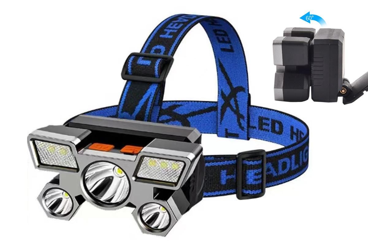Headlamp Flashlight USB Rechargeable LED Head Light with 4 Modes for Camping Fishing and Outdoor Activities 2 Headlamp Flashlight USB Rechargeable LED Head Light with 4 Modes for Camping Fishing and Outdoor Activities - Image 2