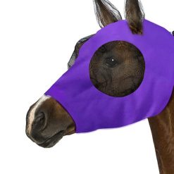 Horse Fly Mask with Ears -Purple
