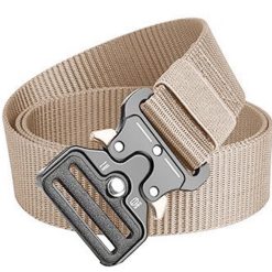 Alternative view of Nylon Tactical Belt Quick-Release for Outdoor Work Daily - Khaki