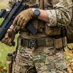Alternative view of Nylon Tactical Belt Quick-Release for Outdoor Work Daily - Army Green