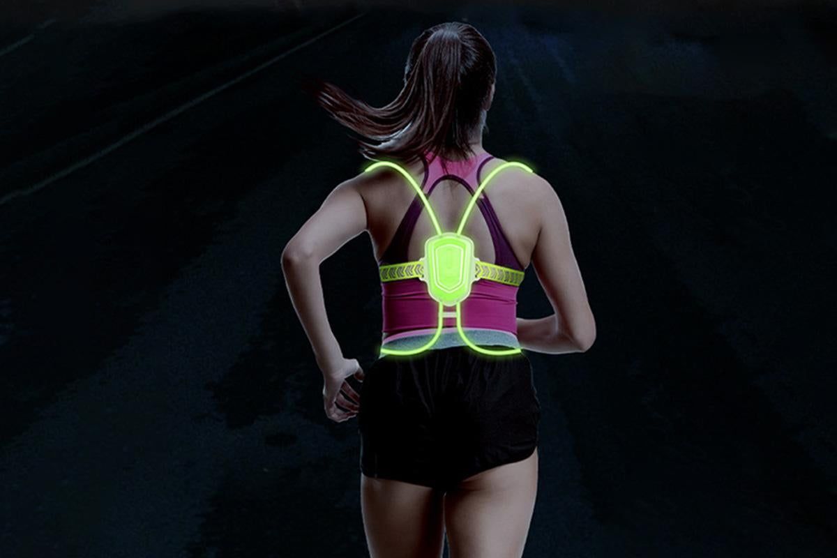 Reflective LED Running Vest with Dual Lights 7 Reflective LED Running Vest with Dual Lights - Image 7