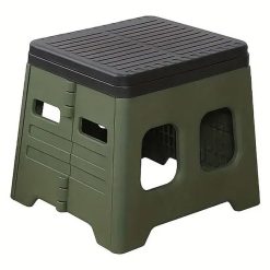 Alternative view of Portable Folding Toilet for Camping & Travel - Green