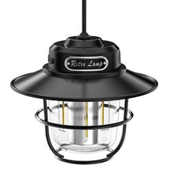 Portable Camping Light Waterproof LED Tent Lantern Rechargeable Outdoor Hanging Lamp
