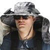 Wide Brim Solar Fan Hat with Removable Sun Shade