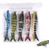 5 Piece Jointed Fishing Lures Set 13.4 cm