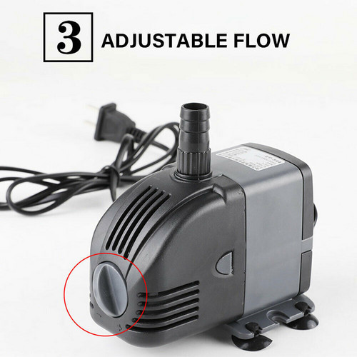 Submersible aquarium pump 35W 2000L/H 4 Submersible aquarium pump 35W 2000L/H - Image 4